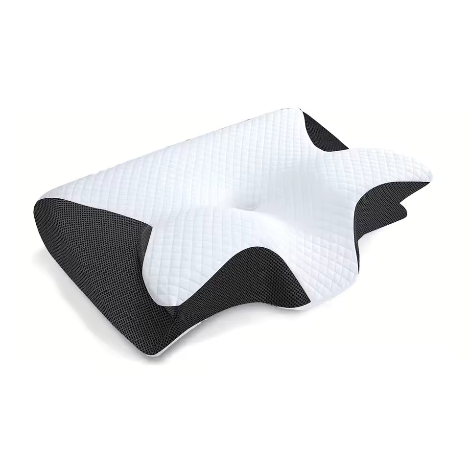 Oreiller cervical ergonomique à mémoire de forme